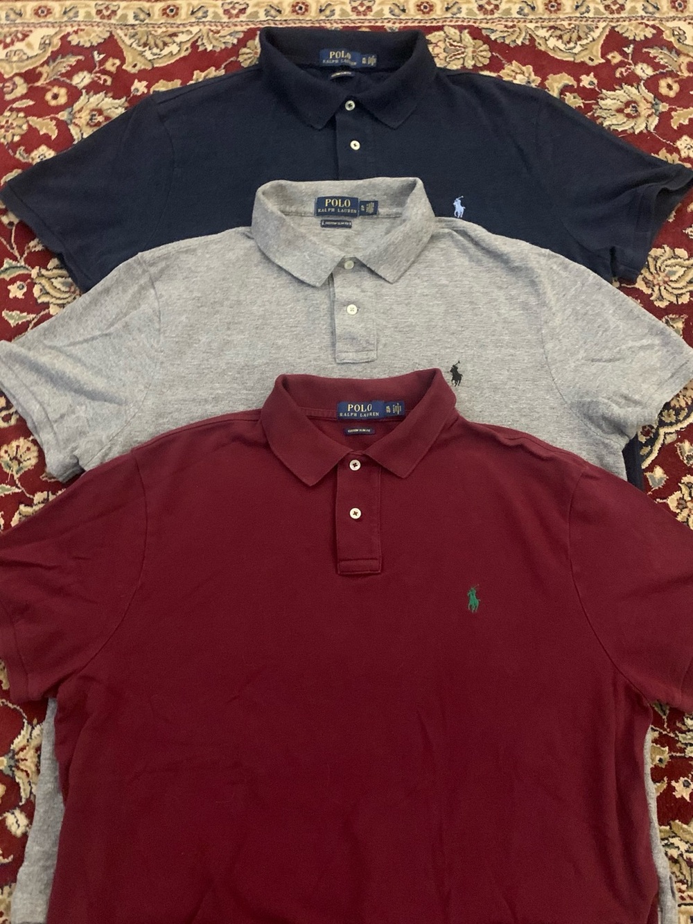 3 PERFECT RL POLS - Custom Slim Fit All Cotton
